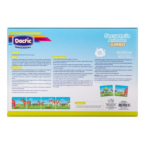 Secuencia De Animales Jumbo Dactic