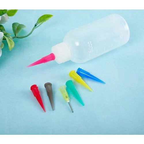 Botella 50 Ml Dosificadora Con 6 Puntas Manualidades