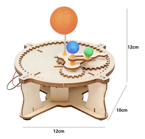 Kit De Modelo De Sistema Solar Rotación/traslación Escolar