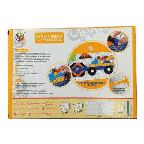 Puzzle Mosaico Construccion 198 Piezas 4 En 1