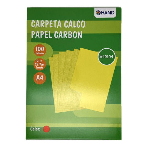 Papel Calco Color 100 Hojas
