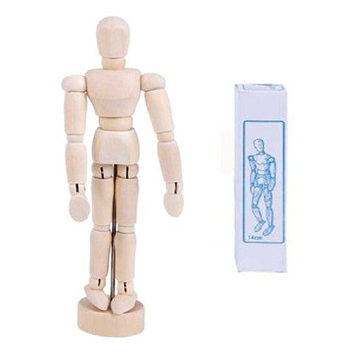 Figura Articulada De Madera Para Dibujo 30 Cm