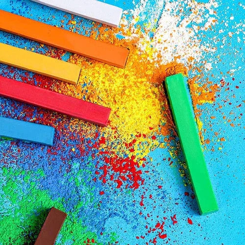 Barras Pastel Seco 12 Colores Escolar