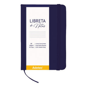 Libreta De Notas Cosida A5 Con Elástico