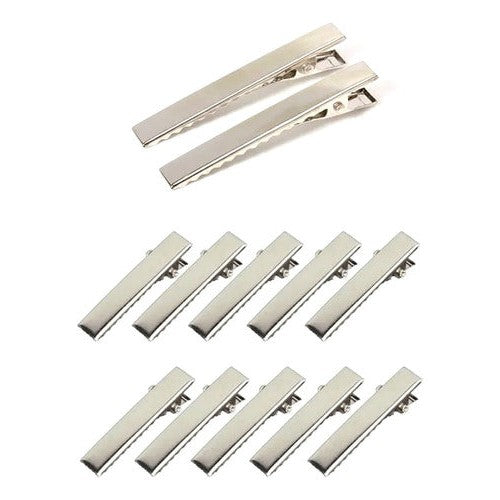 Pinza Cocodrilo Para Pelo Manualidades 5,5 Cm 10 Un