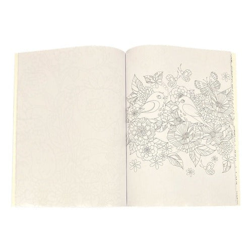 Libro Para Pintar Mandalas Niños Diseños Jardín