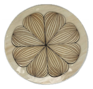 Rompecabezas Puzzle Redondo Madera Mandala