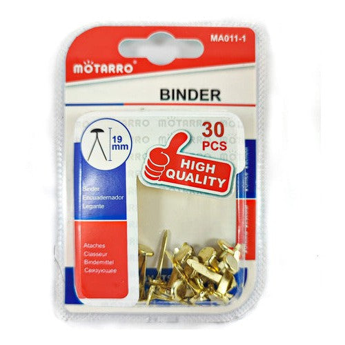 Broches Mariposa 19mm 30 Und Manualidades