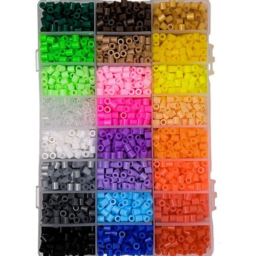 Pack Mostacillas Planchables Hama 5 Mm, 24 Col, 5000 Beads