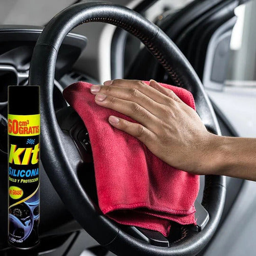 Silicona Automóvil Kit Aerosol 420 Cc