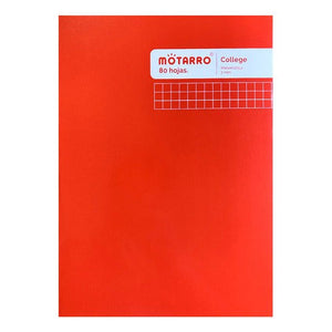 Cuaderno College Cuadriculado 7 Mm 80 Hjs