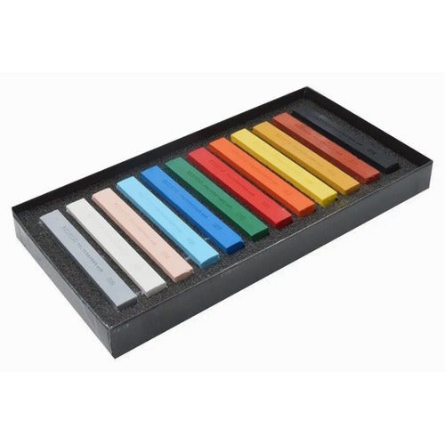 Set 12 Tizas Pastel Suaves Lyra Polycrayons Colores Intensos