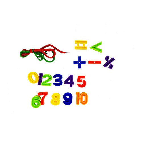 Números Y Símbolos Para Hilar 144 Piezas Motricidad Fina