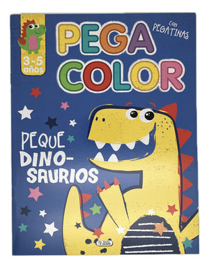 Libro Colorear Pega Color Animales