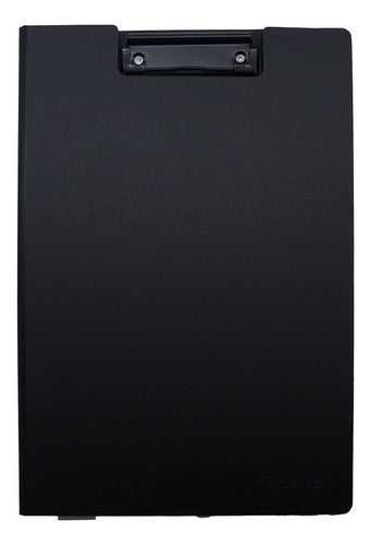 Carpeta Plástica Con Apretador Oficio Adetec