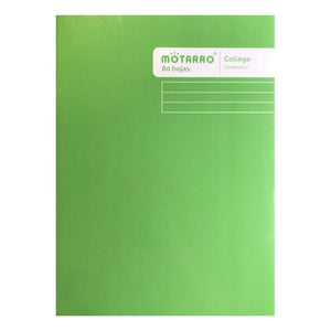 Cuaderno College Composición 80 Hjs
