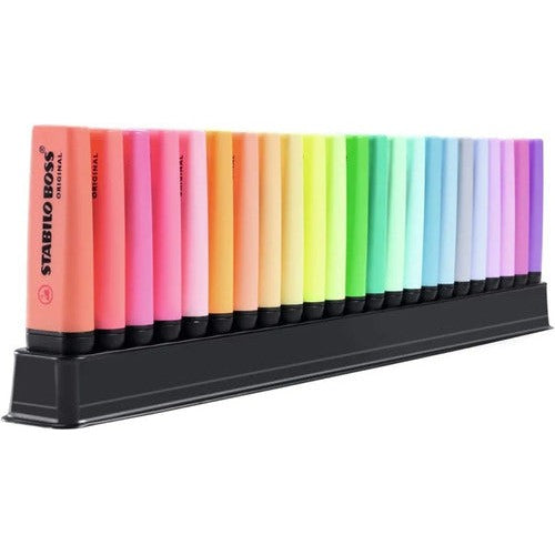 Destacadores Stabilo Boss 23 Colores + Base