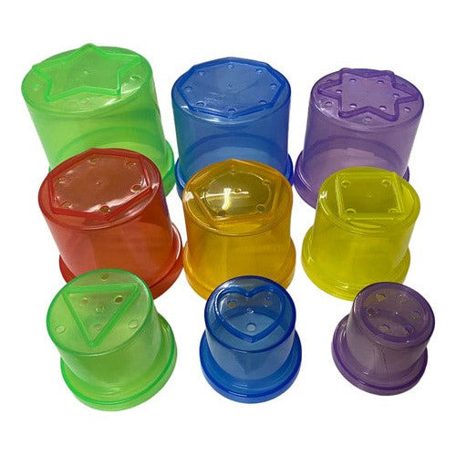 Vasos Lógicos Apilables Motricidad Fina