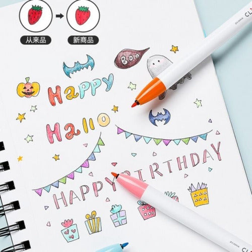 Marcador Retráctil Clickart Estuche 6 Piezas Zebra