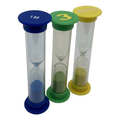 Set 3 Relojes De Arena Escolares