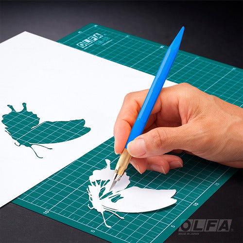 Bisturí Con Ángulo De 30° Blue Ak-5 + Repuestos Olfa