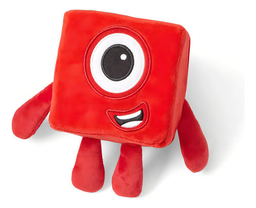 Peluche 1 Cuadrada 94553 Hand2mind Numbersblocks Rojo Tamaño Pequeño