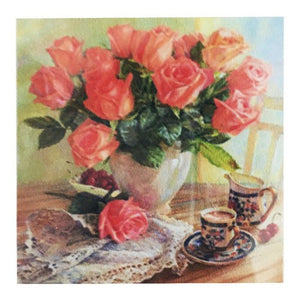 Pintura Diamante 30x30 + Caja 28 Espacios Cristales