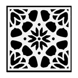 Plantilla Stencil 15x15 Cm Diseño Mandalas