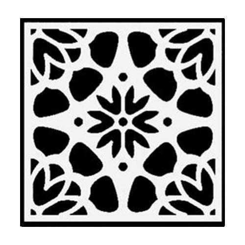 Plantilla Stencil 15x15 Cm Diseño Mandalas