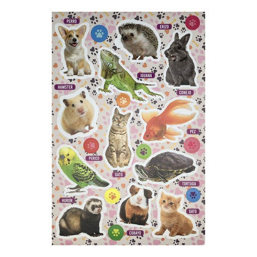 Block Stickers Los Animales Ayuda Escolar