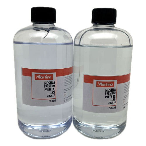 Resina Epóxica Premium Transparente 500ml Manualidades