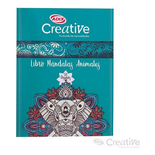Libro Para Pintar Mandalas Animal Creative
