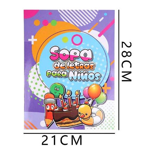 Libro Sopa De Letras Para Niños