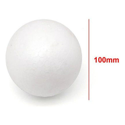 Pelota De Plumavit 10 Cm Para Manualidades