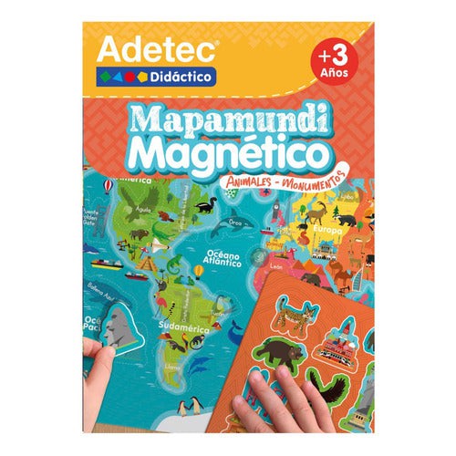 Láminas Magnéticas Mapamundi