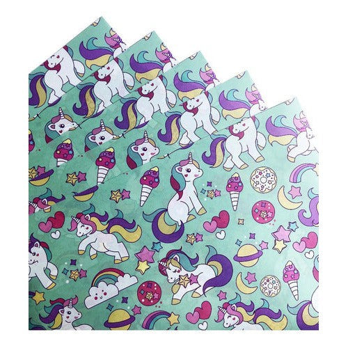 Papel De Regalo Satín (5 Pliegos) 50x70cm