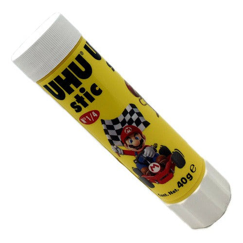 Adhesivo En Barra Uhu Stic 40 Gr Mario Bros