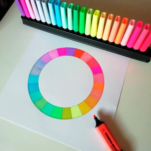 Destacadores Stabilo Boss 23 Colores + Base