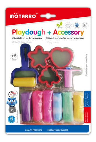 Set Masas 6 Colores + Moldes
