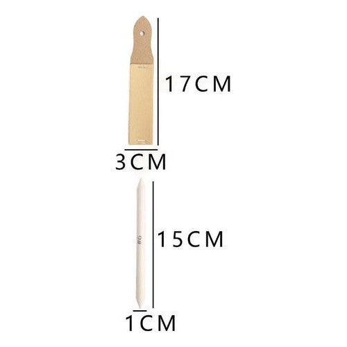 Set De 3 Lápices Difuminadores + Lija