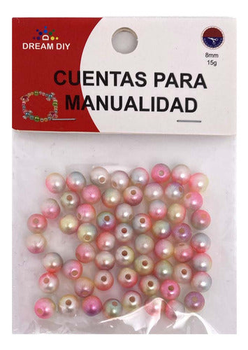 Mostacillas Cuentas Plásticas Redondas 8 Mm