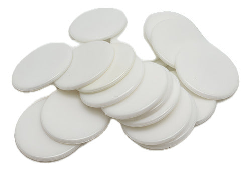 Set 20 Fichas Plásticas Para Contar 25 Mm