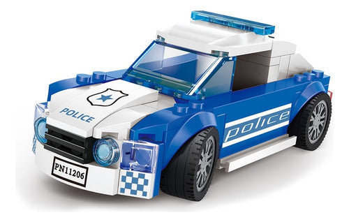 Auto Policía Armable 104 Pzs