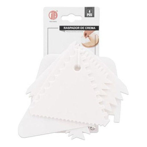 Raspadores Para Masa 4 Piezas Diferentes Texturas