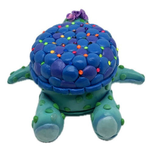 Frasco Decorativo Souvenir Tortuga Artesanal