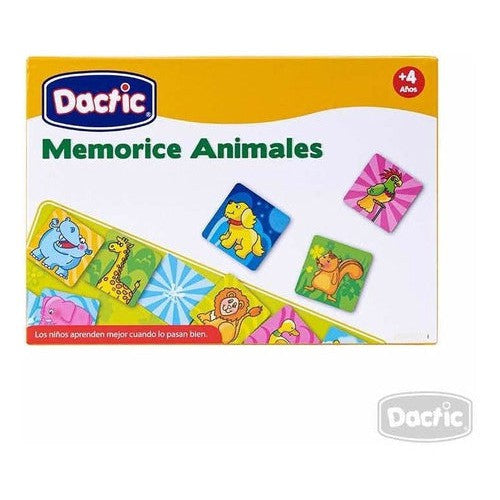 Memorice Animales De Cartón Dactic