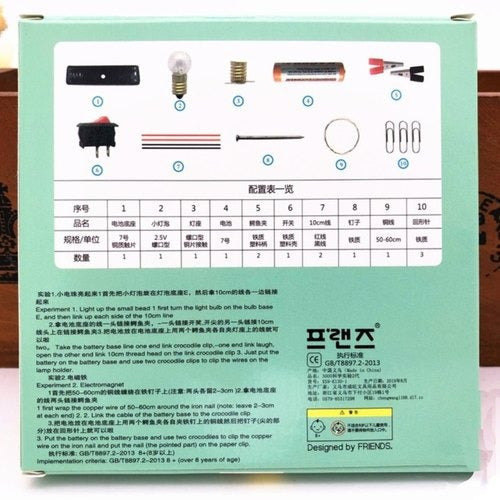 Set Escolar Circuito Eléctrico 10pzs