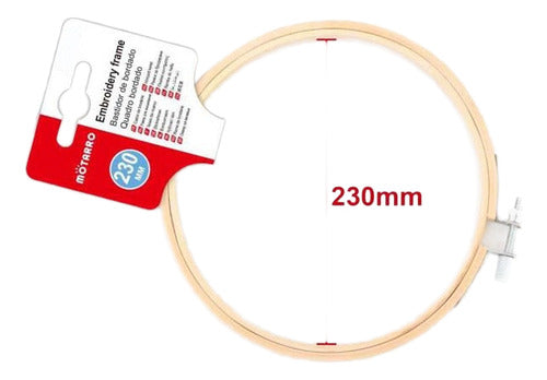 Bastidor De Madera 23 Cm Para Bordar Manualidades