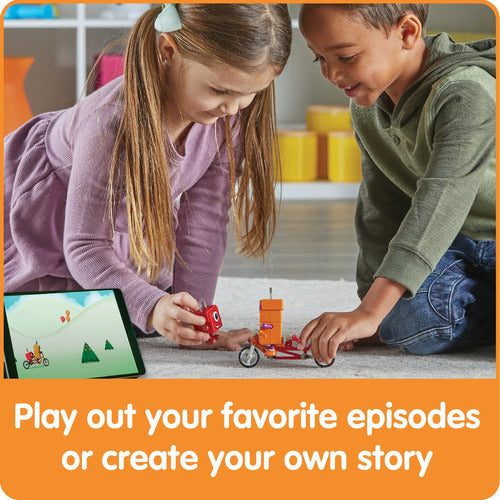 Figuras Numberblocks 1 Y 2 Aventura En Bicicleta