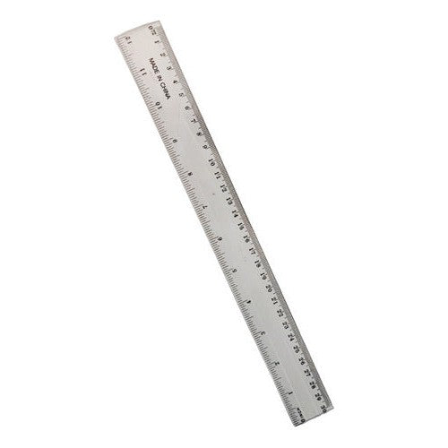Regla Plástica Transparente 20 Cm